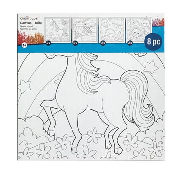 Pre-Printed Canvas Panels By Creatology™ - 8 Pack