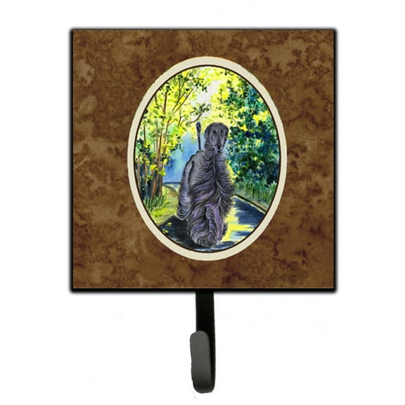 Carolines Treasures Afghan Hound Leash or Key Holder Single Hook multicolor