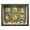 Black A, variant on Dserhfy DIY Mini Museum Silhouette Box with Light Family Memory Photo Display Case Kit with 6 Gold Mini Frames 4 Miniature Cats 2 Potted Plants for Cat Lovers