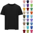 thumbnail image 5 of CYiJun Men's and Big Men's T Shirt,Lightweight Short Sleeved Crew Neck Cotton Tees, 5 of 5