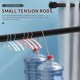 thumbnail image 4 of Small Tension Rods for Cabinets Cupboard Bars for RV Closets Refrigerator, Spring Rods 11.8 to 19.6 Inches, 6 Packs (Black), 4 of 5