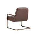 thumbnail image 2 of Sunpan Chaise Longue en Similicuir Moderne 17" Lincoln en Marron, 2 of 4