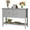 Grey, variant on Giantex Buffet Sideboard, Wood Console Table w/2 Drawers and 2 Storage Cabinets, Ideal for Living Room Kitchen Dining Room Hallway, Brown