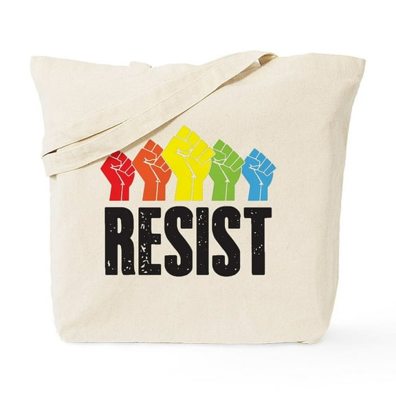 CafePress - Resist Tote Bag - Unisex Canvas Tote Bag, Beige, 1-Piece