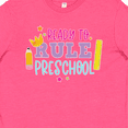 thumbnail image 4 of Inktastic Ready to Rule Preschool Back to School Youth T-Shirt, 4 of 5