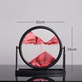 thumbnail image 4 of yuksok 3D Sand Painting 360 Rotation Desktop Table Picture for Living Room Red, 4 of 4