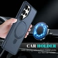 thumbnail image 5 of for Samsung Galaxy S24 Plus Case Magnetic with Ring Stand, Compatible with Magsafe, Full Body Protective Cover Slim Shockproof Kickstand Hybrid Matte Phone Case for Galaxy S24 Plus, Darkblue, 5 of 7
