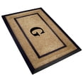 thumbnail image 2 of Coir with Rubber Frame Door Mat Single Picture Frame, Monogram G - 22" x 36", 2 of 4