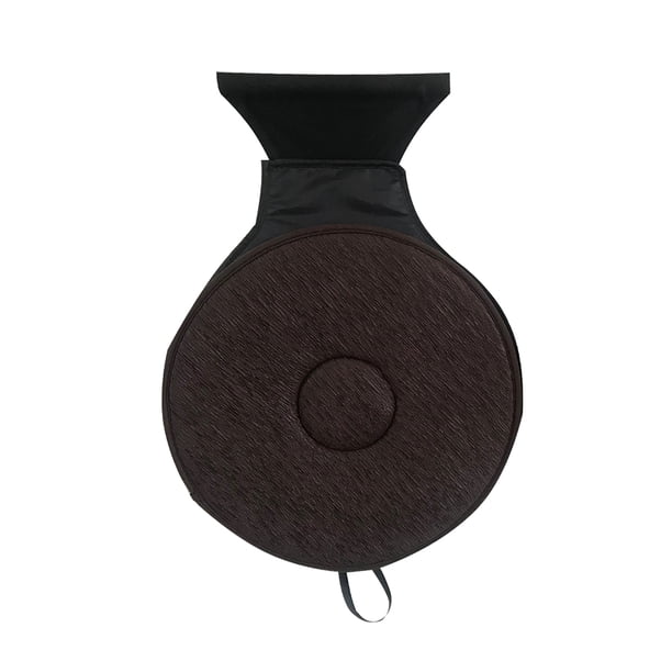Riwesomey Cojín giratorio para asiento de coche, silla giratoria para vehículo, alfombrilla de repuesto, accesorios de repuesto para Automoción decorativa y accesorios Café
