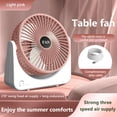 thumbnail image 5 of BAOPAI Stylish Desktop USB Charging Circulating Oscillating Fan with Quiet Operation Portable and Flexible for Home Office Dormitory Outdoor Use, 5 of 5