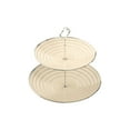 thumbnail image 2 of Plastic Two-Tier Cake Stand 1Pcs Yellow Plastic Multi-Layer Cake Stand Detachable Tiered Dessert Tray for Snacks and Candy Display Rkxzt, 2 of 7