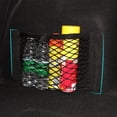 thumbnail image 4 of 25x25cm Car Back Rear Trunk Storage Bag Mesh Auto Organizer Elastic String Net Pocket Bag, 4 of 7