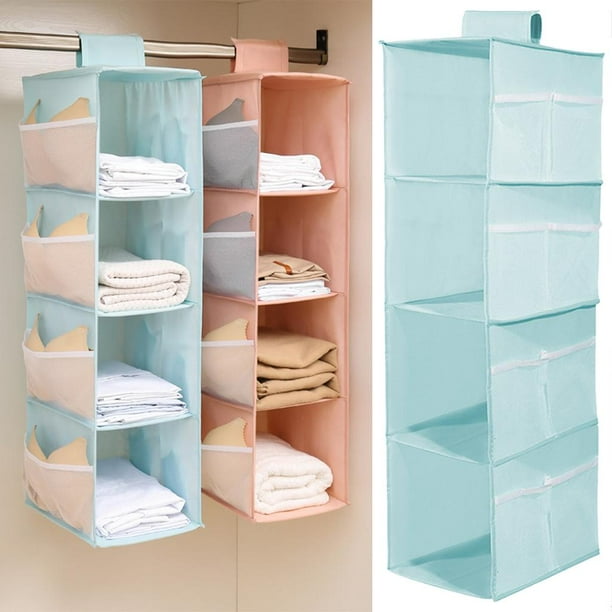 Organizador de armario colgante Macarena estantes de almacenamiento 6 niveles 22x30x80cm