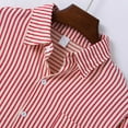thumbnail image 4 of VSSSJ Men's Dress Shirts Striped Business Casual Button Down Shirt Slim Fit Long Sleeve Lapel Collared Shirt Office Work Shirts for Men Red XXL, 4 of 8