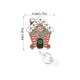 thumbnail image 2 of 1PC Cartoon Christmas Badge Reel Retractable, Nurse ID Name Card with Alligator Swivel Clip, Cute Christmas Tree Badge Holder for Nurse Student, 2 of 4