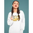 thumbnail image 2 of Image Conscious Graffiti Hearts Sweatshirt Women's -Image Conscious Designs, 2 of 4