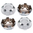 thumbnail image 2 of AUTUT Couvre-Moyeu de Roue 67mm Embouts Centraux de Remplacement 63mm Cranté à Cranté (Chrome) - 4 Pcs, 2 of 4