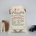 thumbnail image 4 of Kmbangi Christmas Gift Drawstring Bag with Cartoon Letter Decoration, 4 of 7