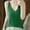 Green, variant on QUNYINEY V Neck Tank Top for Women Casual Solid Sleeveless Camisole Shirts Loose Knit Tank Tops