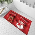 thumbnail image 5 of Twfbrm Christmas Bathroom Rugs 3D Expansion Three-Dimensional Diatom Bathroom mat Bathroom Entrance Water-Absorbing Quick-Drying Foot Pad Washed Xmas Printing Bathroom mats, 5 of 6