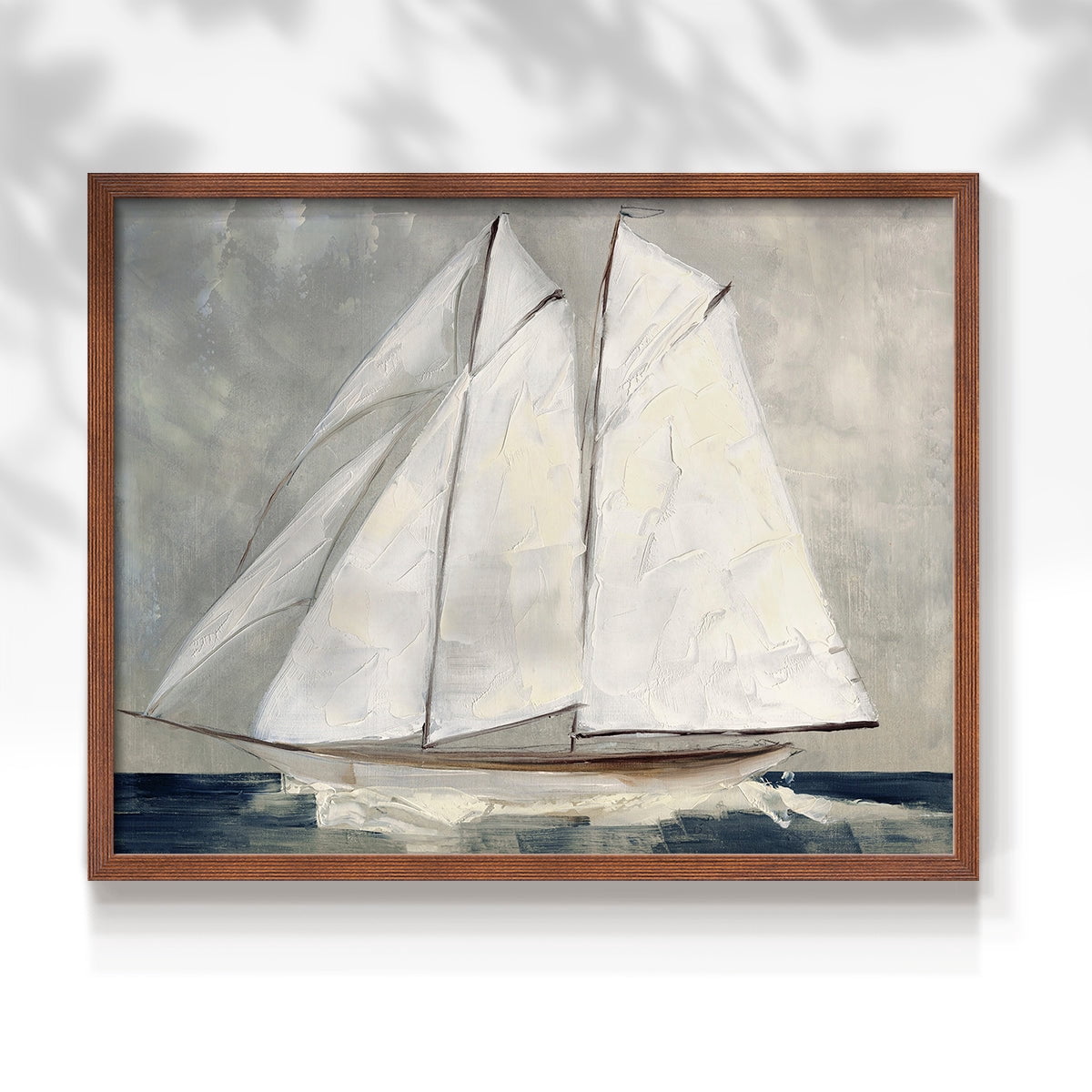 Setting Sail by Sally Swatland - Restickable Framed Giclée Print
