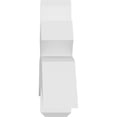 thumbnail image 3 of 96"W x 20"H x 6"D x 6"F, 5/12 Pitch, Davenport Architectural Grade PVC Gable Bracket, 3 of 8