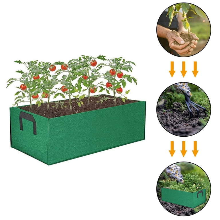 Tripumer 4-Pack 5 Gallon Square Raised Garden Beds photo 3