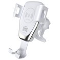 thumbnail image 1 of Chargeur de Voiture Sans Fil 30W Chargeur de Voiture Sans Fil à Chargement Rapide à Chargement Automatique Support de Téléphone Support de Téléphone de Voiture à Ventilation Réutilisable Clip de Téléphone de Voiture Compatible avec le Téléphone iOS 14/13/12, 1 of 10