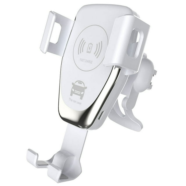 Chargeur de Voiture Sans Fil 30W Chargeur de Voiture Sans Fil à Chargement Rapide à Chargement Automatique Support de Téléphone Support de Téléphone de Voiture à Ventilation Réutilisable Clip de Téléphone de Voiture Compatible avec le Téléphone iOS 14/13/12