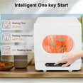 thumbnail image 4 of Portable Countertop Dishwasher, 5 Washing Programs and High Temperature ,White, 4 of 9