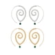 thumbnail image 3 of Sonducket Pendientes Oreja Cuelga Joyería exagerada Oro Plata Aro Pendiente Fiesta Boda Banquete Par Ropa, zapatos y accesorios Miscelánea Oro Sonducket AP010226-02, 3 of 6