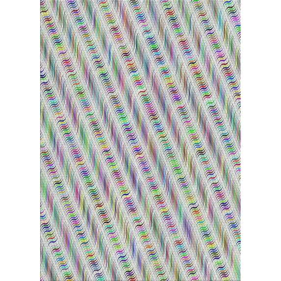 Ahgly Company Machine Washable Indoor Rectangle Transitional French Lilac Purple Area Rugs, 9' x 12'