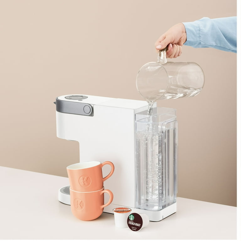 Keurig K Slim Compact Single Serve K Cup Pod Coffee Maker with MultiStream Technology Fast Brew 8 12oz. Cups White Walmart