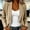 Beige, variant on Womens Blazer Prom Wedding Trendy Casual Commute Loose Suit Jacket Beige S