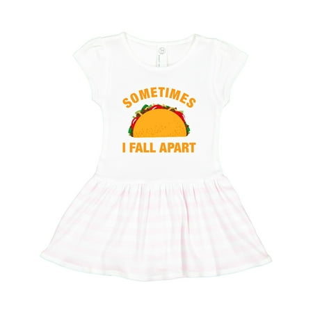 

Inktastic Tacos Fall Apart Gift Toddler Girl Dress