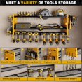 thumbnail image 3 of Power Tool Organizer Wall Mount Cordless Drill Hanger Storage Rack Drill Holder Layers Heavy Duty Power Tool Storage Rack(), 3 of 7