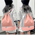 thumbnail image 5 of Gym Bag Children Gym Bag Drawstring Daypack Waterproof Backpack With Shoe Compartment Wet Compartmen, 5 of 5