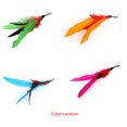 thumbnail image 1 of Pet Cat Dogs Toys Funny Interactive Head; Pet Interactive Plush Toy Caterpillar Feather Stick Wand Replacement Head, 1 of 3