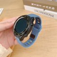 thumbnail image 2 of Sports Band Compatible for Samsung Galaxy Watch 4 Classic 42mm Women Men, Soft Silicone TPU Replacement Watch Strap for Samsung Galaxy Watch 4 Classic 42mm Adjustable Loop Band, Blue, 2 of 8