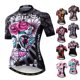 thumbnail image 2 of Weimostar 2024 Camiseta de ciclismo de verano con calaveras para mujer, camiseta para bicicleta de carretera, camiseta para bicicleta de montaña, ropa deportiva para exteriores, 2 of 5