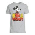 thumbnail image 4 of Disney Mens Vintage Mickey Graphic T-Shirt Short Sleeve Casual Tee, Sizes S to 3XL, 4 of 5