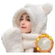 thumbnail image 4 of 3 En 1 Gorro Guantes Bufanda,frio Mujer,calidez,gorro Felpa, 4 of 7