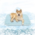 thumbnail image 1 of Alfombrilla de refrigeración para mascotas MICROCOSMOS, transpirable, superficie de burbujas, azul, 1 of 6