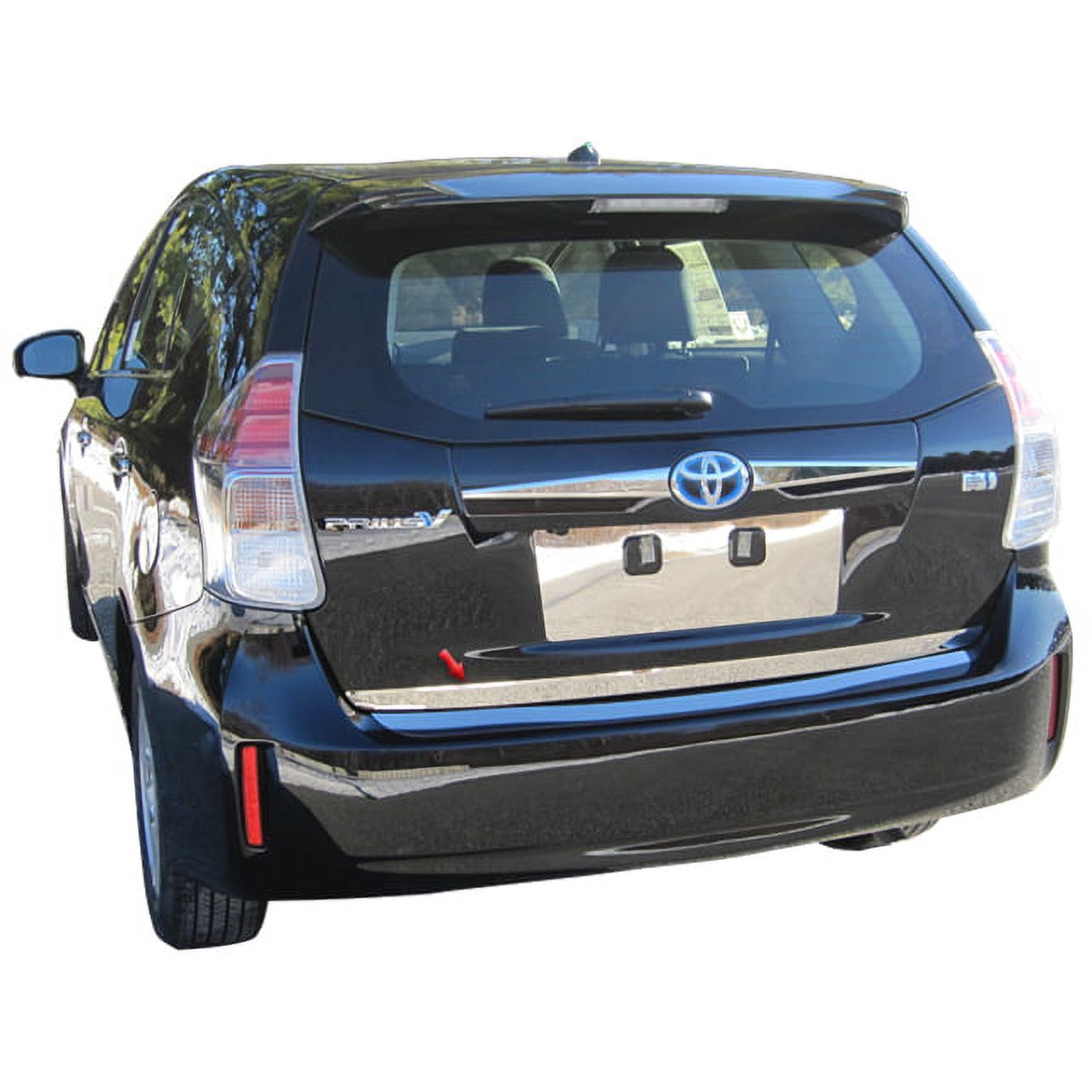 Stainless Steel Rear Deck Accent 1Pc Fits 2012-2017 Toyota Prius V RD12700 QAA