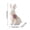 A+B, variant on Mini Ceramic Easter Bunny Figurine with Floral Details, Porcelain Rabbit Decor for Tabletop, Shelf, or Mantel, Spring Farmhouse Home or Office Decorative Centerpiece -1 Pcs (G)