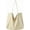 2-h Beige, variant on Canvas Tote Bag for Women, Large Hobo Shoulder Bag for Work, Travel, and Casual Use-1-beige