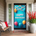 thumbnail image 6 of LUUFILx Anniversary Celebration Backdrop Banner Party Decorations Photography Props Event Background Home Decor Supplies Happy Anniversary Decor, 6 of 9