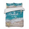 thumbnail image 2 of Turquoise Beach Summer Twin XL Size Down Alternative Comforter, Lightweight Comforter Quilt Bedding Set with Pillow Shams Starfish Coastal Gradient All Seasons Bed Comforter Duvet Insert 68"x98", 2 of 7