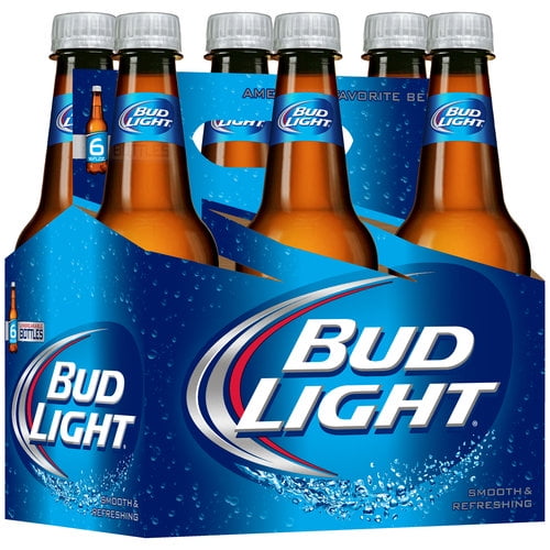 Bud Light Beer 6 Pack 16 Fl Oz Walmart Com Walmart Com