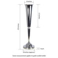 thumbnail image 3 of BalsaCircle 2 Pieces 29" Gold Metallic Trumpet Vases Candle Holders Dining Centerpieces, 3 of 5